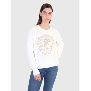 

Suéter Logo Bordado De Mujer Talla: L