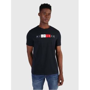 

Playera Con Logo En Bloques De Hombre Talla: M