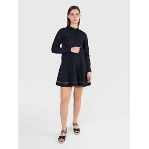 

Vestido Con Encaje De Logo Tommy Hilfiger De Mujer Talla: 34