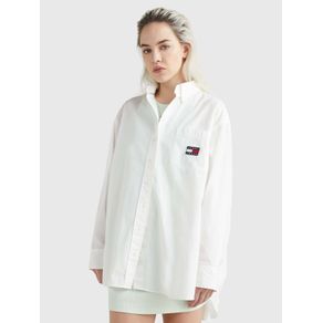 

Camisa Oversize Con Parche De Mujer Talla: XS