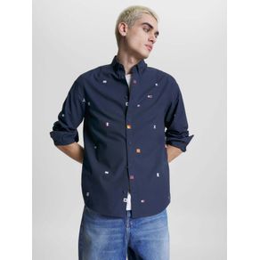 

Camisa Archive De Corte Clásico Con Logos De Hombre Talla: S