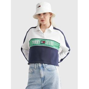 

Polo De Rugby Con Diseño Color Block De Mujer Talla: L