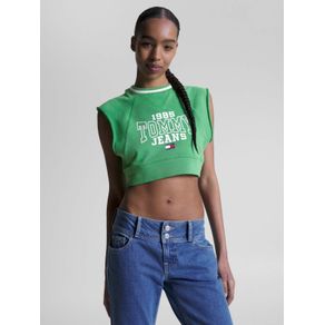 

Playera College Super Cropped Sin Mangas De Mujer Talla: L
