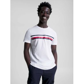 

Playera De Corte Slim Con Monotipo Hilfiger De Hombre Talla: L
