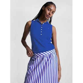 

Polo Sin Mangas De Corte Slim De Mujer Talla: L
