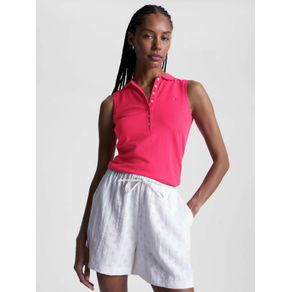 

Polo Sin Mangas De Corte Slim De Mujer Talla: L