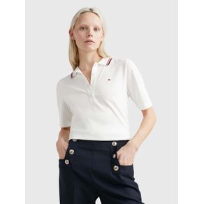 

Polo De Corte Regular Con Ribetes Distintivos De Mujer Talla: L