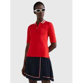 

Polo Con Cuello De Rayas Y Cremallera De Mujer Talla: L