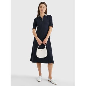 

Vestido Tipo Polo Con Cremallera En La Tapeta De Mujer Talla: M