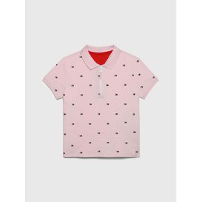 

Polo Adaptive Con Monograma Grabado De Niño Talla: L