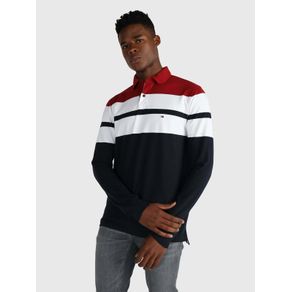 

Polo Con Franjas Contrastantes De Hombre Talla: M