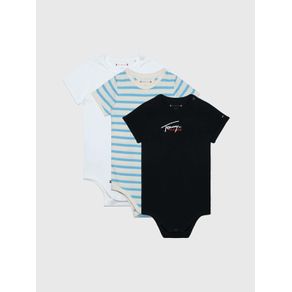 

Paquete De Pañaleros Con Logo Contrastante De Bebé Talla: 0-3M