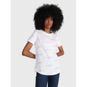 

Playera Con Monograma Estampado De Mujer Talla: L