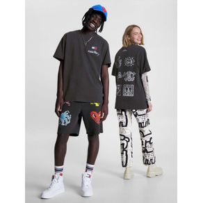 

Playera Tommy X Keith Haring De Diseño Dual Gender Talla: L