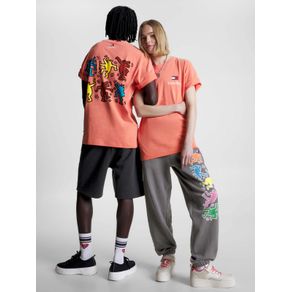 

Playera Tommy X Keith Haring De Diseño Dual Gender Talla: L