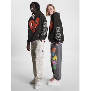 

Sudadera Tommy X Keith Haring Con Capucha De Diseño Dual Gender Talla: L
