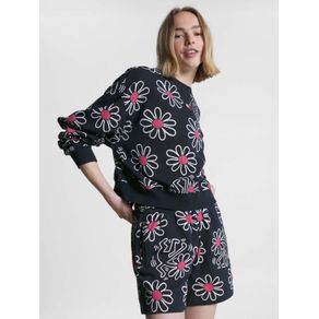 

Sudadera Cropped De Flores Tommy X Keith Haring Talla: L