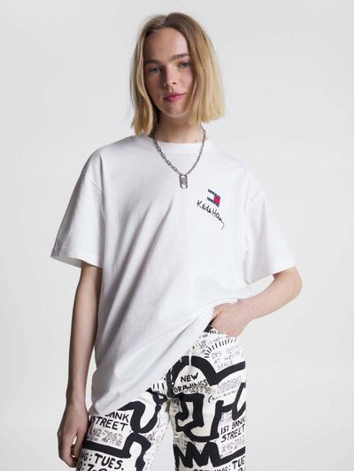 PLAYERA-TOMMY-X-KEITH-HARING-DE-DISEÑO-DUAL-GENDER