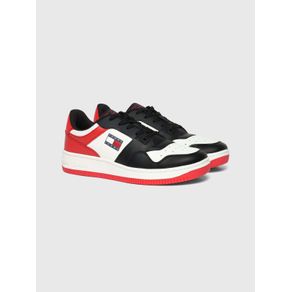 

Tenis De Baloncesto Color Block De Piel De Hombre Talla: 25