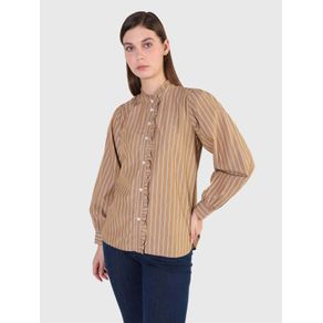 

Blusa De Raya Diplomática Con Corte Amplio De Mujer Talla: 34