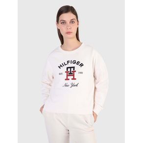 

Sudadera Con Logo Arqueado Y Monograma Th De Mujer Talla: L