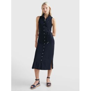 

Vestido Tipo Polo Midi Sin Mangas De Mujer Talla: L