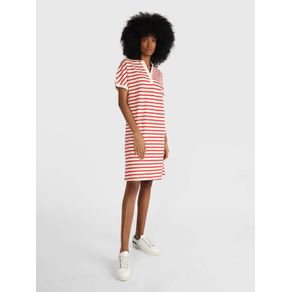

Vestido Tipo Polo De Rayas Con Corte Amplio De Mujer Talla: L