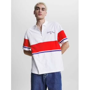 

Camiseta De Rugby Oversize Con Rayas Mixtas De Hombre Talla: M