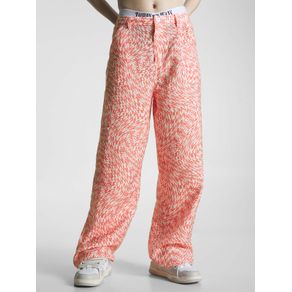 

Pantalón De Talle Bajo Estampado De Mujer Talla: 24