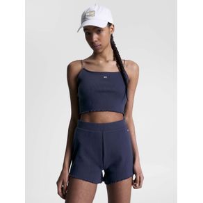 

Crop Top Acanalado De Punto Pointelle De Mujer Talla: L