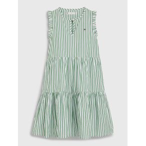 

Vestido A Capas Con Detalles Fruncidos De Niña Talla: 6