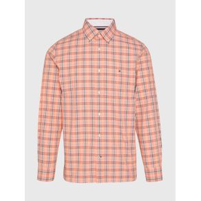 

Camisa De Corte Regular Con Diseño De Cuadros De Hombre Talla: L