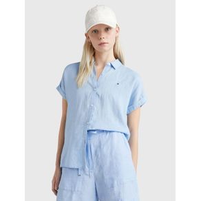

Camisa De Manga Corta Y Corte Regular De Mujer Talla: 32