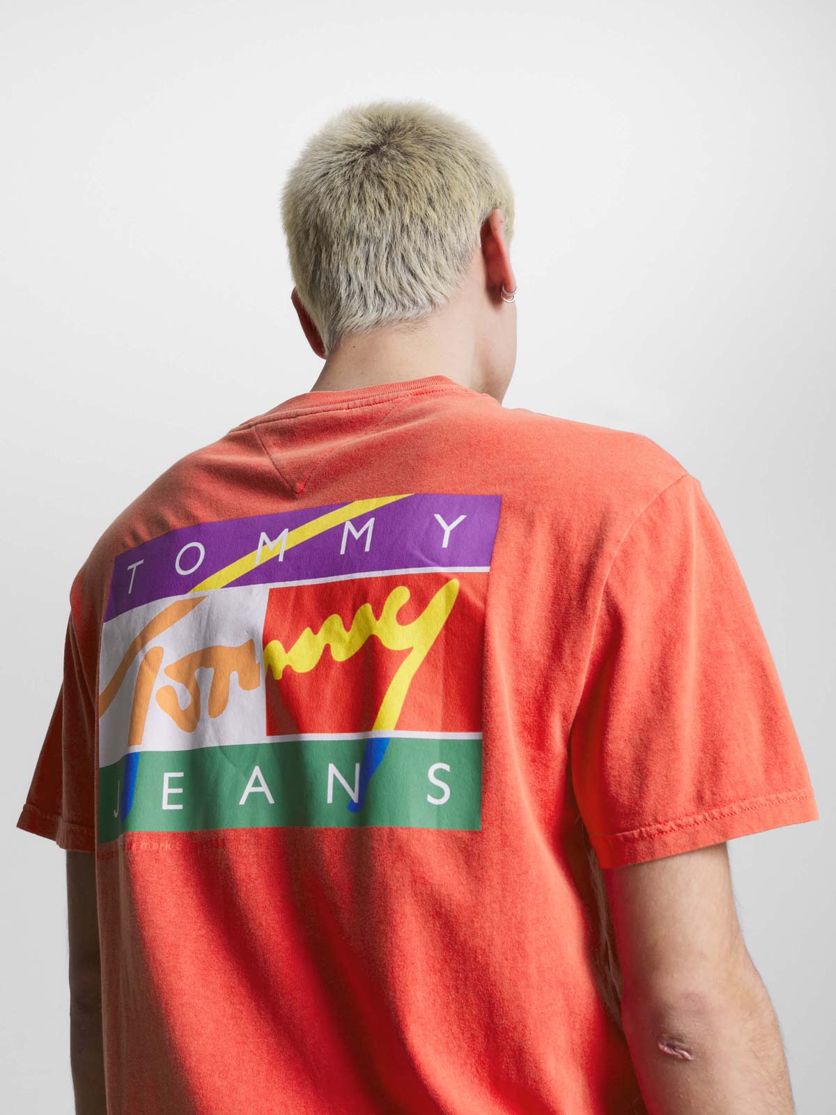 Playera de corte clásico con logo distintivo hombre Tommy Jeans