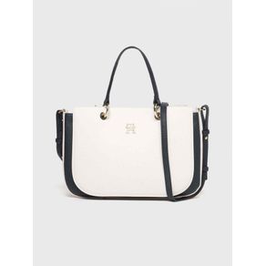 

Bolso Satchel Color Block Con Monograma Th De Mujer Talla: ÚNICA