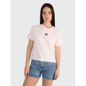 

Playera De Corte Clásico Con Parche De Mujer Talla: L