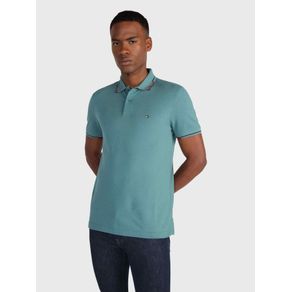 

Polo De Corte Regular Con Cuello Ribeteado De Hombre Talla: L