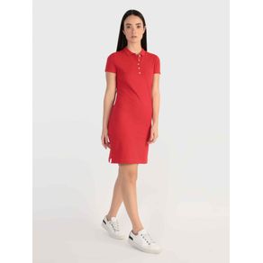 

Vestido Tipo Polo De Manga Corta De Mujer Talla: L