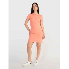 

Vestido Tipo Polo De Manga Corta De Mujer Talla: M