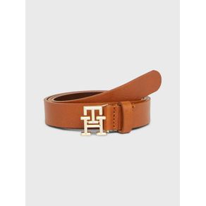 

Cinturón de piel con insignia del monograma de mujer Talla: 80