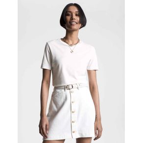 

Playera amplia con logos desgastados de mujer Talla: L