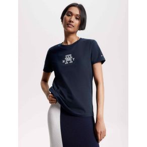 

Playera de punto con logo universitario de mujer Talla: L