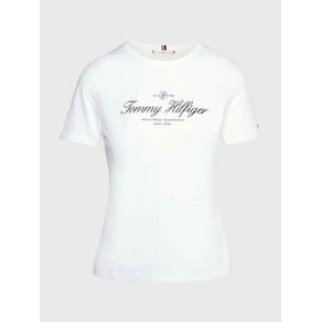 

Playera de corte slim con logo distintivo de mujer Talla: L