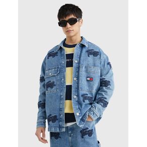 

Chamarra estilo worker con logos bordados de hombre Talla: L