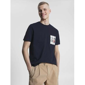 

Playera con parche del monotipo Hilfiger de hombre Talla: M