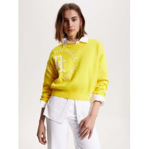 

Suéter con logo envolvente de mujer Talla: L