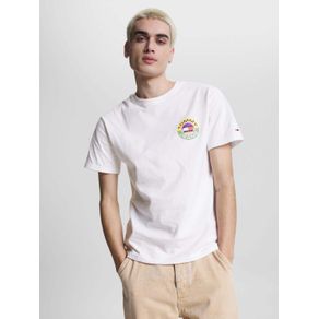 

Playera de corte clásico con logo circular de hombre Talla: L