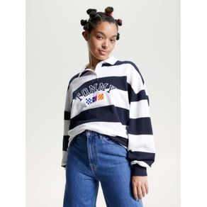 

Polo de rugby Archive oversize con rayas Talla: L