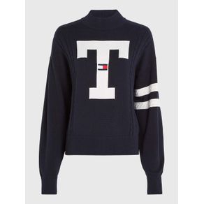 

Suéter con logo universitario Talla: M