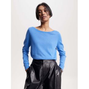 

Suéter de punto con cuello barco Talla: L